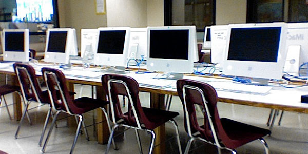 Apple Computer Lab using File Sharing for Education