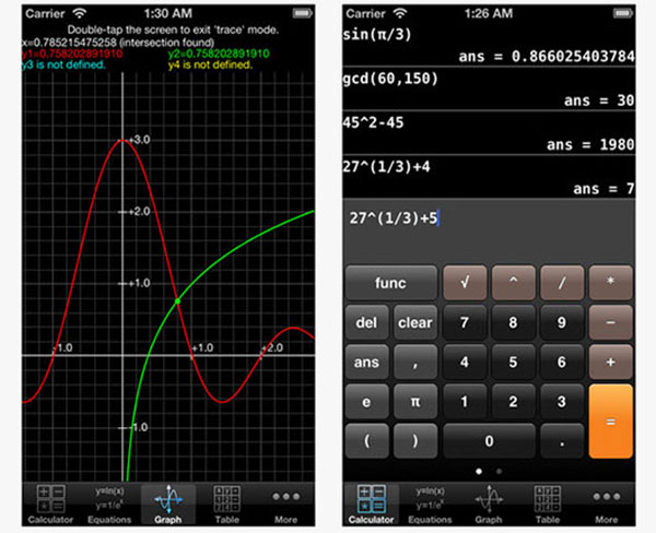 Student Apps for College students Graphing Calculator