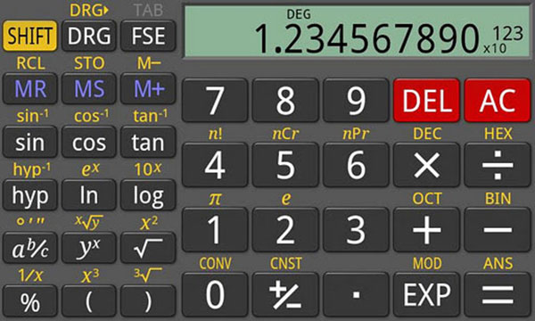 mathematical and scientific calculator for students