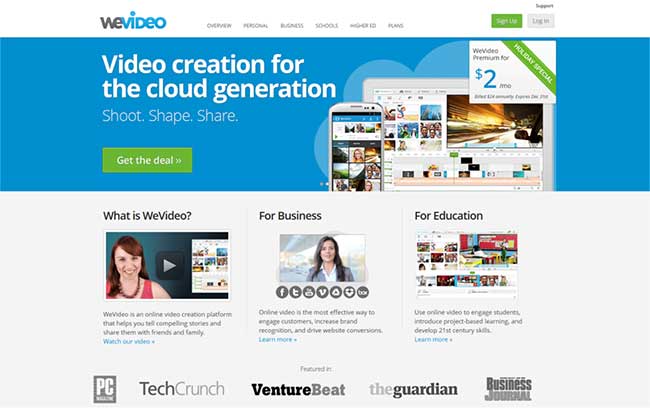 video learning and education tool WeVideo